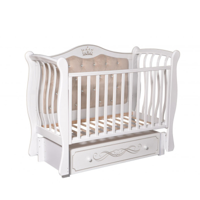 Кровать детская Luiza 333 мягкая спинка с универсальным маятником Антел